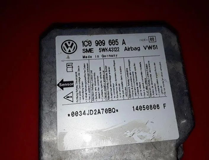 VOLKSWAGEN Transporter T5 (2003-2015) Блок SRS 1C0909605A,5WK43122,14050806F 25540990