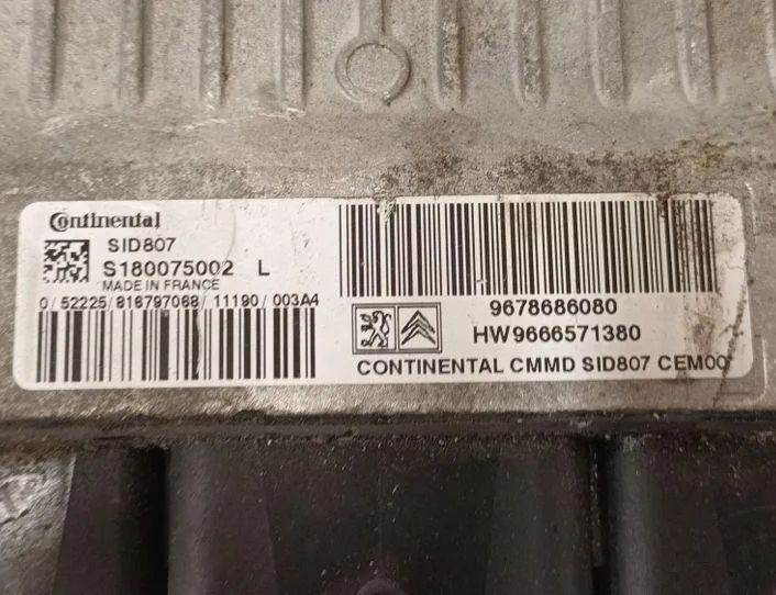 PEUGEOT 3008 1 generation (2010-2016) Engine Control Unit ECU 9678686080,9666571380 27077193