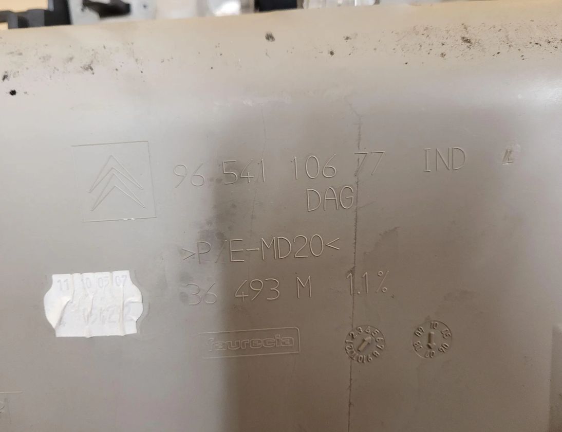 CITROËN C4 Picasso 1 generation (2006-2013) Glove Box 9654110677 28646660