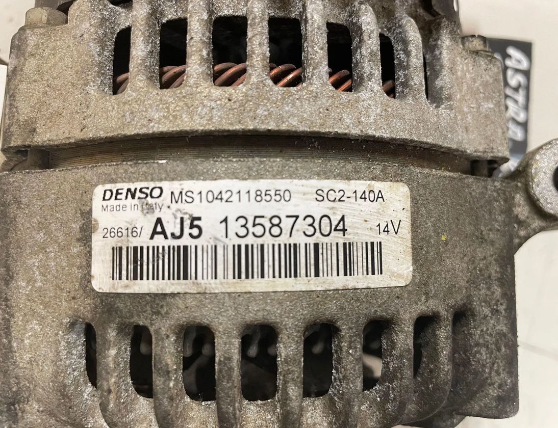OPEL Astra K (2015-2021) Alternator MS1042118550 28706363