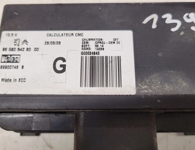 CITROËN C5 2 generation (2008-2017) Ovládacia jednotka svetlometov 9658054280 28731630