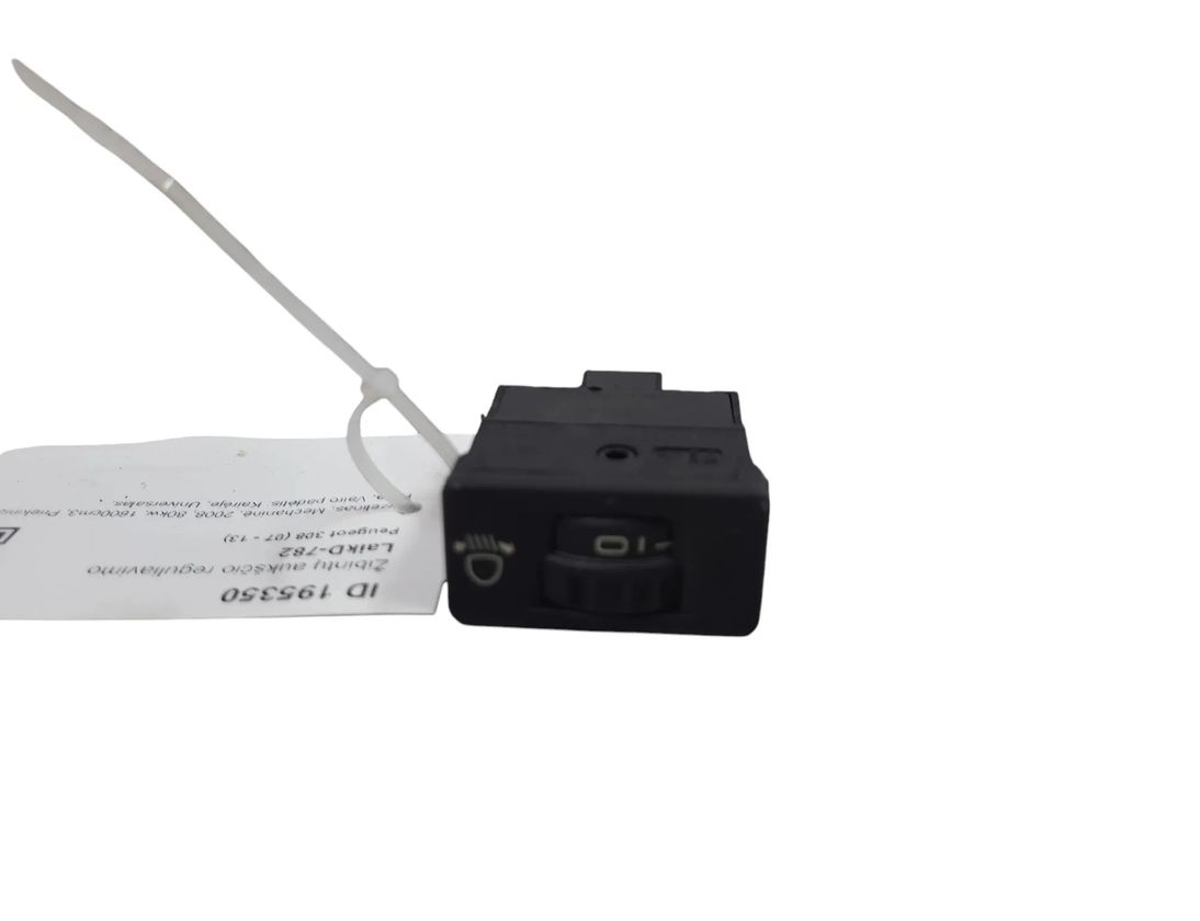 PEUGEOT 308 T7 (2007-2015) Spínač na nastavenie výšky svetlometov 96366692XT 28825969