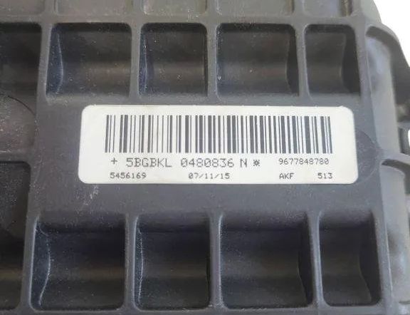 PEUGEOT 308 T9 (2013-2021) Dashboard Airbag SRS 9677848780 31987927