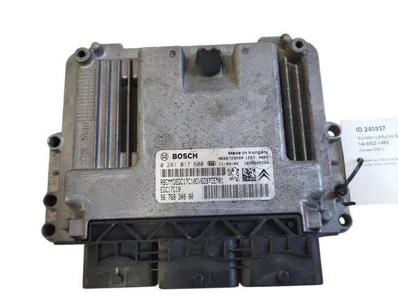 CITROËN DS3 1 generation (2010-2015) Блок управления двигателем 0281017600 32952250