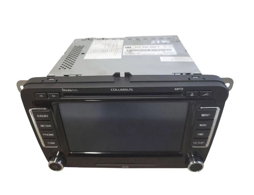 SKODA Octavia 2 generation (2004-2013) Автомагнитола с навигацией 3T0035680E 33021433