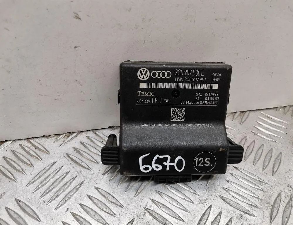 VOLKSWAGEN Passat B7 (2010-2015) Gateway блок 3C0907530E,3C0907951 30544042