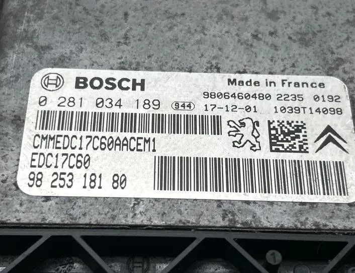 TOYOTA ProAce 2 generation (2016-2023) Riadiaca jednotka motora 9806460480,9825318180,0281034189 27239881