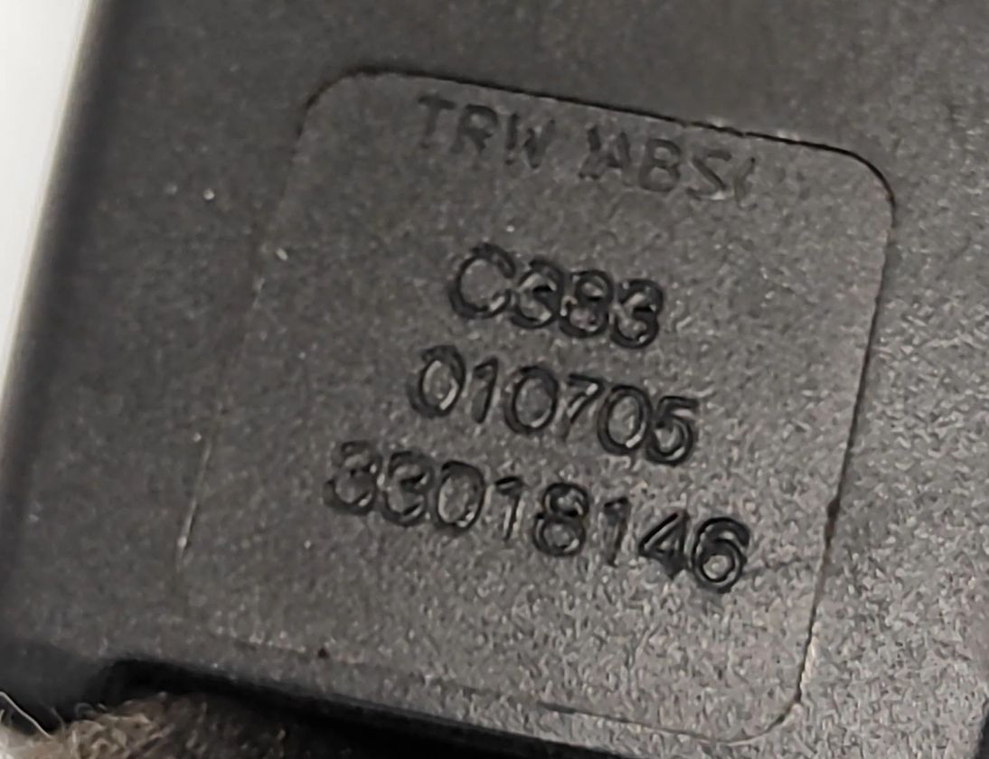 LANCIA Thesis 1 generation (2001-2009) Rear Right Seat Buckle 010705,33018146 29787170