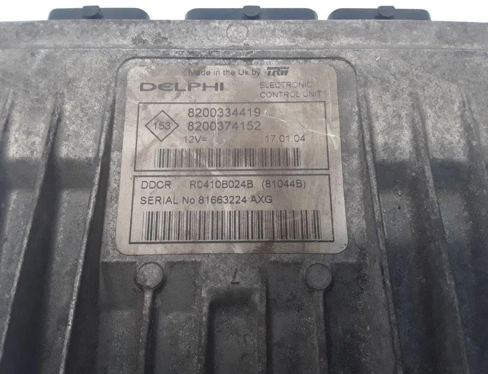RENAULT Megane 2 generation (2002-2012) Engine Control Unit ECU 8200334419 31375327