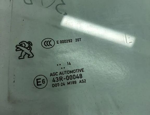 PEUGEOT 308 T9 (2013-2021) Стекло задней левой двери 43R00048,E00029220T 30570957