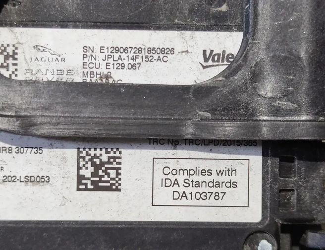 JAGUAR I-Pace 1 generation (2018-2023) Modul riadenia slepého miesta JPLA14F152AC 26322470