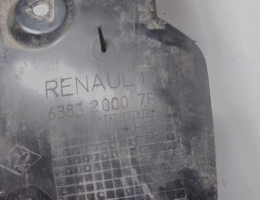 RENAULT Master 3 generation (2010-2023) Pravý predný vnútorný blatníkový podklad 638320007R 27576433