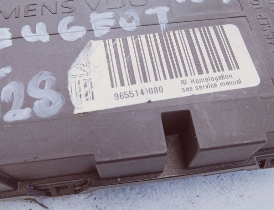 PEUGEOT 407 1 generation (2004-2010) Модуль контроля давления в шинах 9655140080 27616397