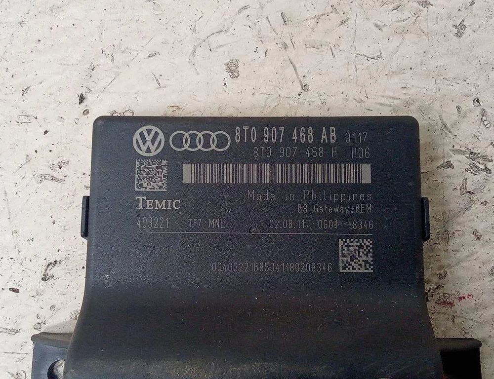 AUDI A5 8T (2007-2016) Kontrolná jednotka brány 8T0907468AB 31044365
