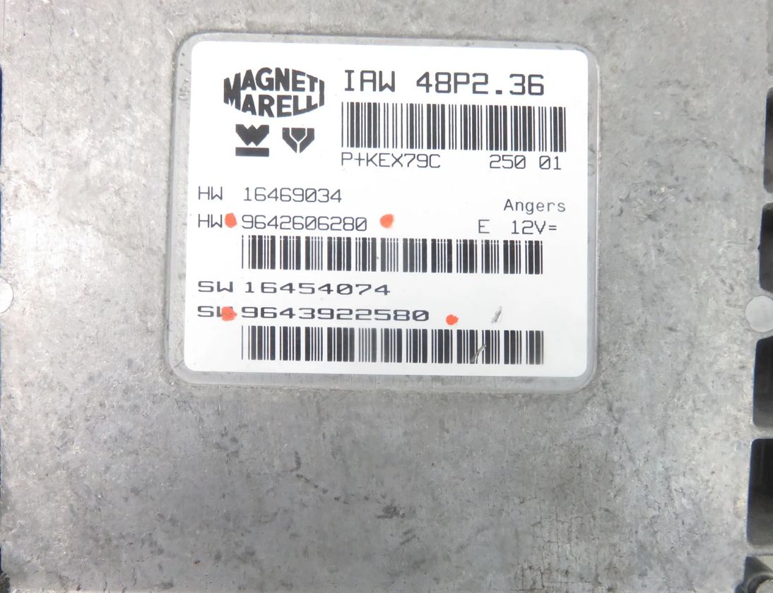 PEUGEOT 307 1 generation (2001-2008) Control Unit 9642606280,IAW48P236 31967524