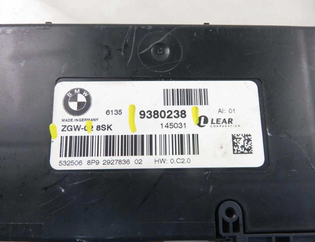BMW 5 Series F10/F11 (2009-2017) Other Control Units 9380238 32466298
