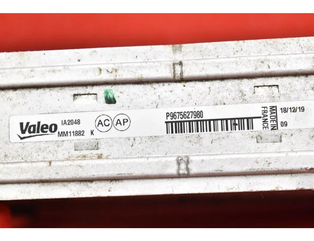 OPEL Combo E (2018-2023) Intercooler Radiator 9675627980 22806953