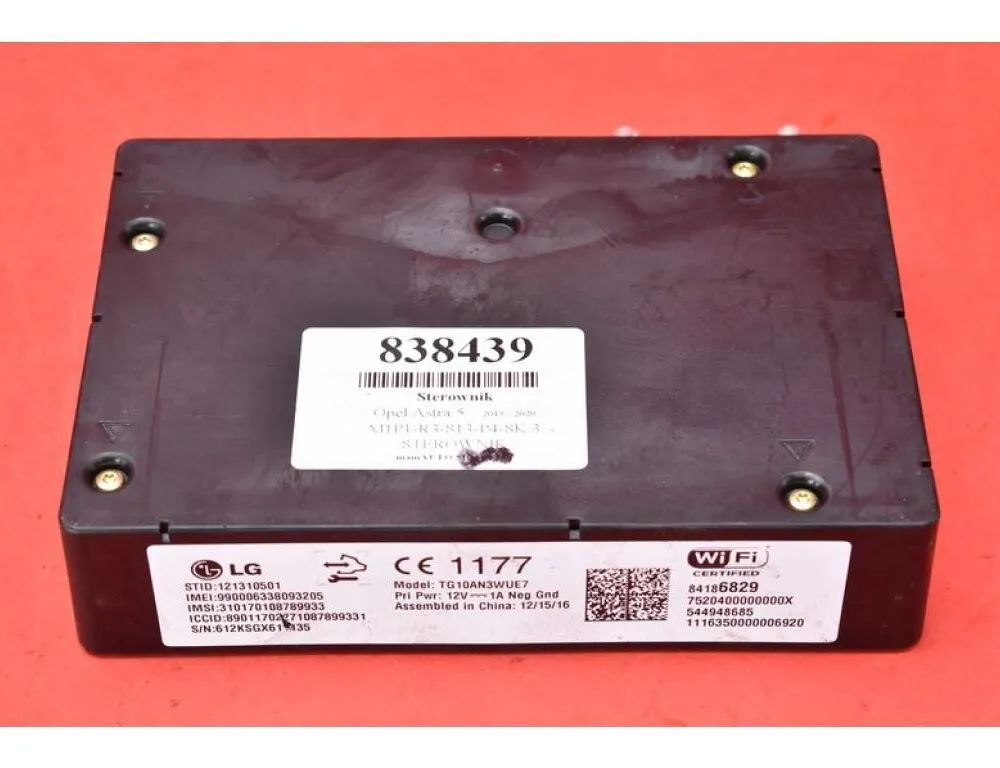 OPEL Astra K (2015-2021) Engine Control Unit ECU 84186829 23506155