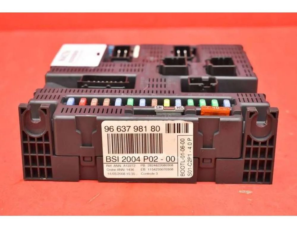 PEUGEOT 308 T7 (2007-2015) Pojistková skrinka 9663798180 27930649