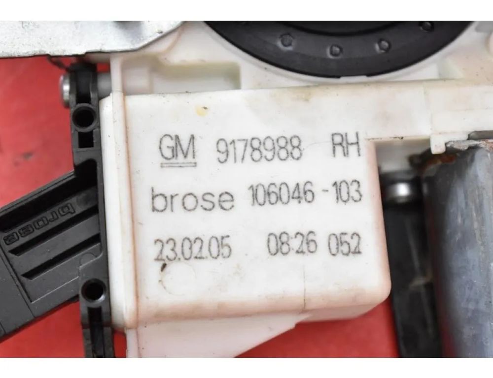 OPEL Signum C (2003-2008) Regulátor okna pravých predných dverí 9178986 29267643