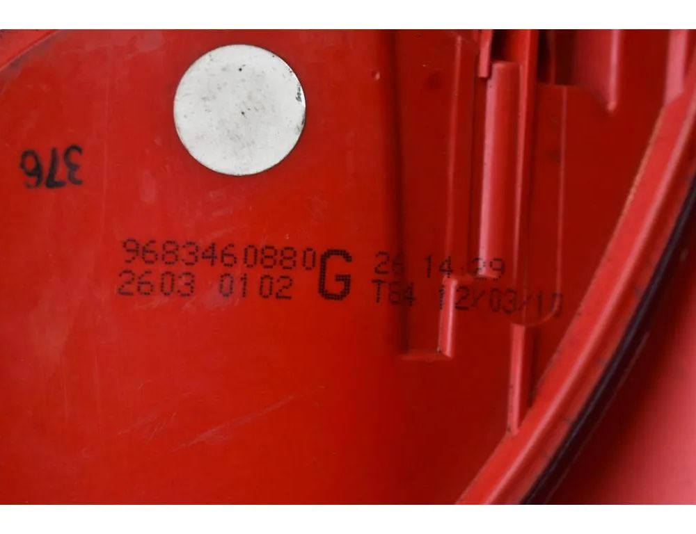 PEUGEOT 3008 1 generation (2010-2016) Rear Left Taillight 9683460880 32830043
