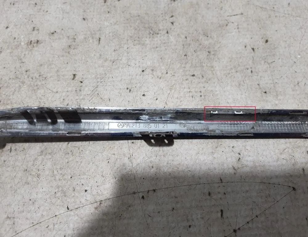 MERCEDES-BENZ E-Class W213/S213/C238/A238 (2016-2024) Rear Left Bumper Molding A2138850121 31777470