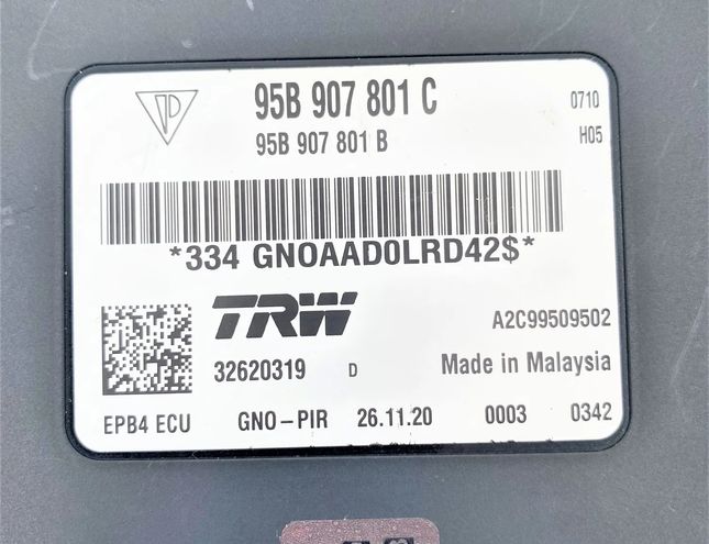 PORSCHE Macan 1 generation (2013-2023) Jednotka ovládania ručnej brzdy 95B907801C,95B.907.801.C,95B907801B,95B.907.801.B 26060199