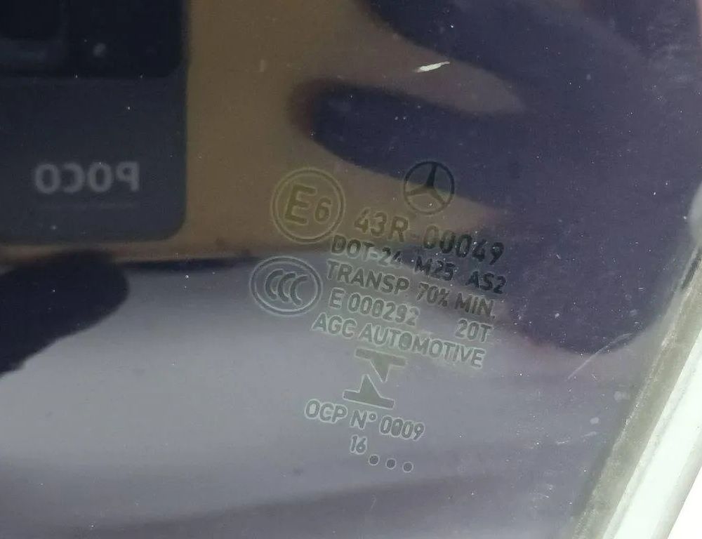 MERCEDES-BENZ M-Class W164 (2005-2011) Sklo zadnej ľavej dverí E643R00049 31166632