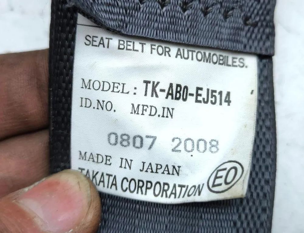 HONDA Accord 8 generation (2007-2015) Пряжка сиденья задняя правая TKAB0EJ514 31169768