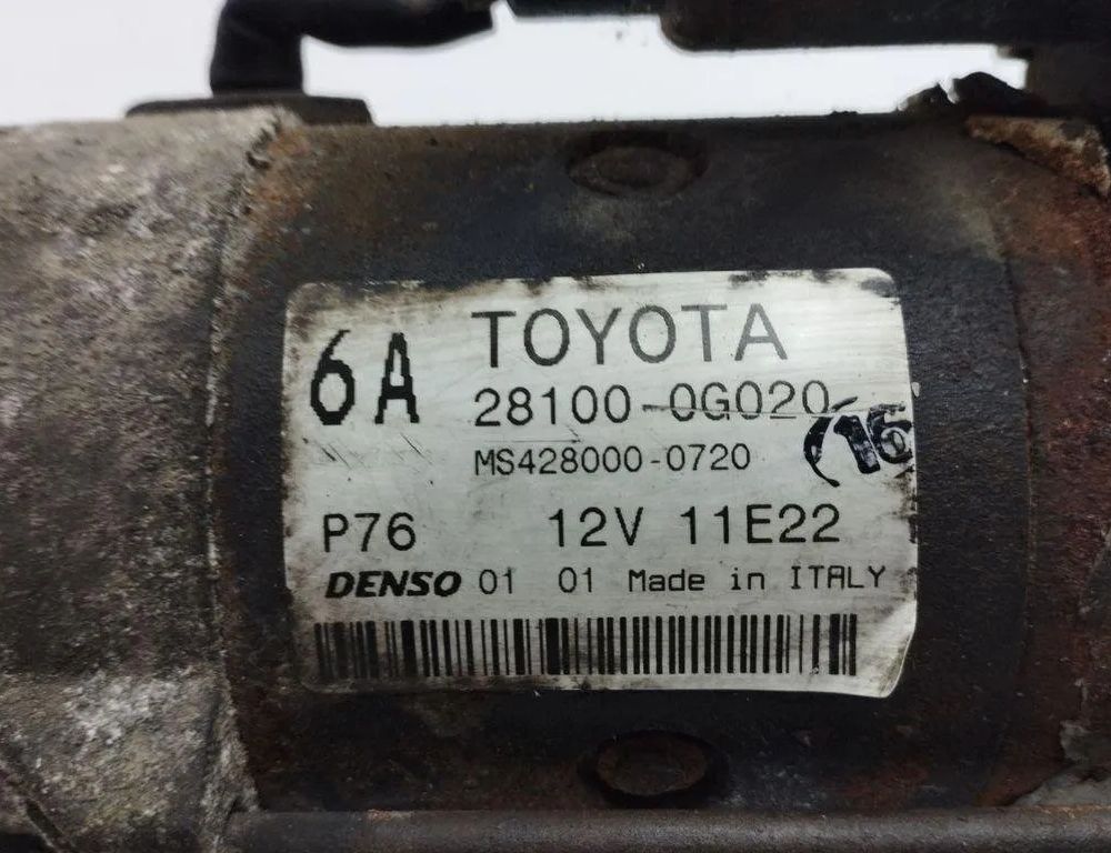 TOYOTA Avensis 2 generation (2002-2009) Starter Motor 281000G020 31183576