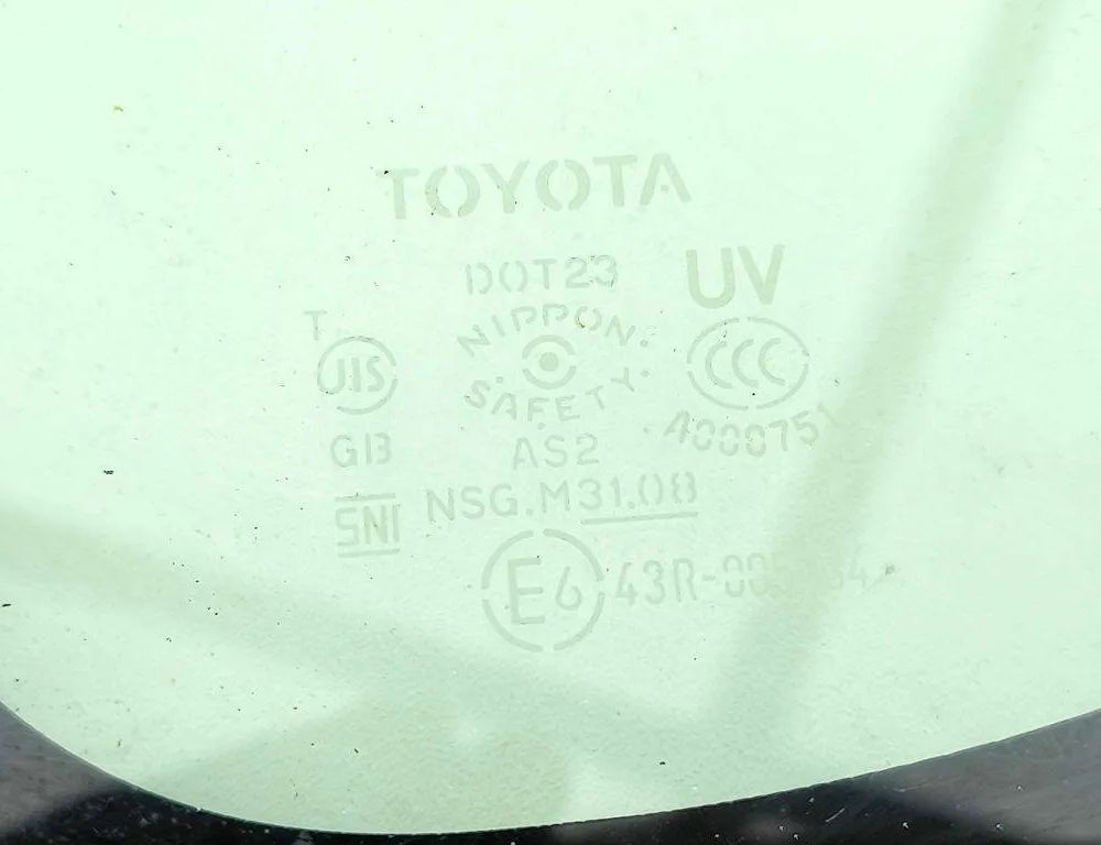 TOYOTA Prius 3 generation (XW30) (2009-2015) Zadné sklenené koľaje dverí 43R005834 31497064