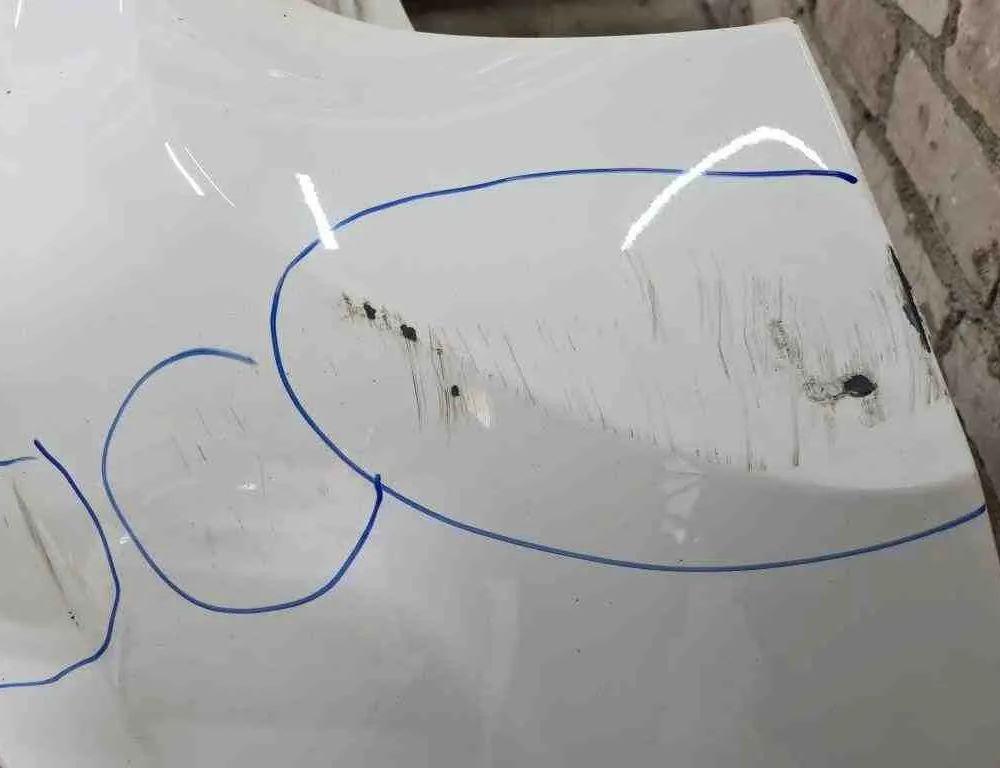 VOLVO V60 1 generation (2010-2020) Rear Bumper 32165263 32650080