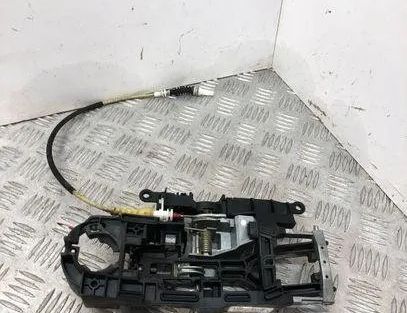 BMW 5 Series F10/F11 (2009-2017) Rám vnútorného kľučky pravých zadných dverí X3718722711,10122009 22989734