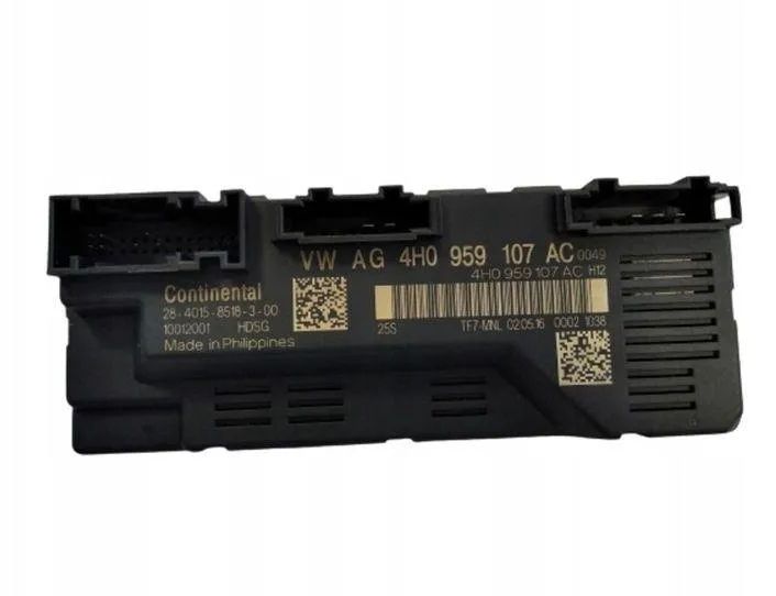 AUDI A8 D4/4H (2010-2018) Блок управления крышки багажника 4H0959107AC 27458625