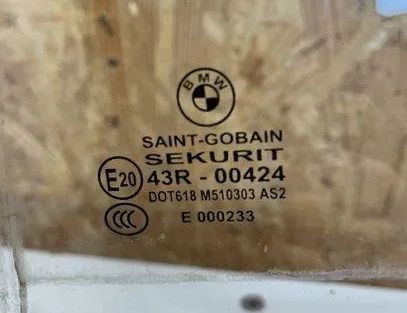 BMW 7 Series F01/F02 (2008-2015) Sklo zadnej ľavej dverí 22175470