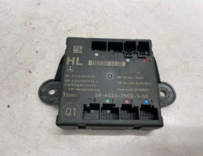 MERCEDES-BENZ E-Class W212/S212/C207/A207 (2009-2016) Predná pravá dverová ovládacia jednotka A2129003906,A2128208526,A2129029902 22178873