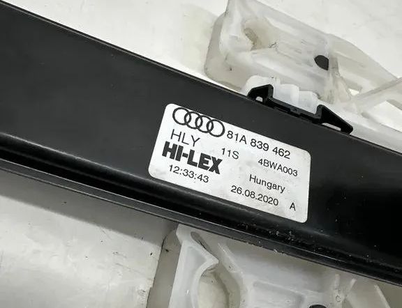 AUDI Q2 1 generation (2016-2024) Regulátor okna pravých zadných dverí 81A839462 26717921