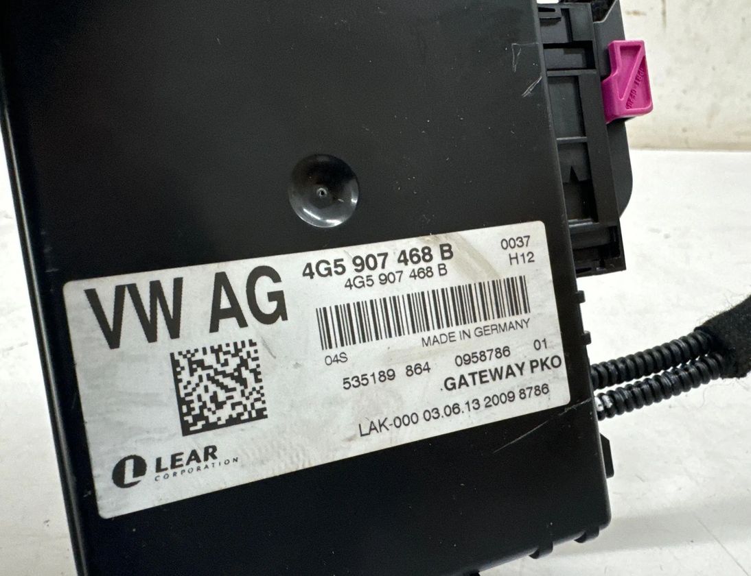 AUDI A6 allroad C7 (2012-2019) Kontrolná jednotka brány 4G5907468B 29063760