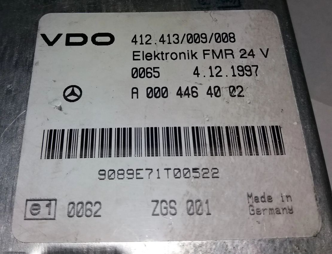 MERCEDES-BENZ ATEGO (1998-2004) 1 generation (2017-2024) Other Control Units 0004464002,412413009008 29070305