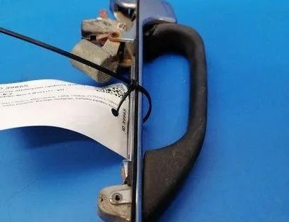 MERCEDES-BENZ W124 1 generation (1984-1994) Zadné ľavé dvere vonkajšia kľučka 1237600359 21219521