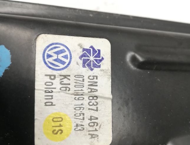 VOLKSWAGEN Tiguan 2 generation (2016-2024) Front Left Door Window Regulator 5NA837461A 17734372