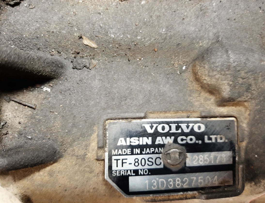 VOLVO XC60 1 generation (2008-2017) Gearbox TF-80SC,31312609,30677157,P1285176 23907762