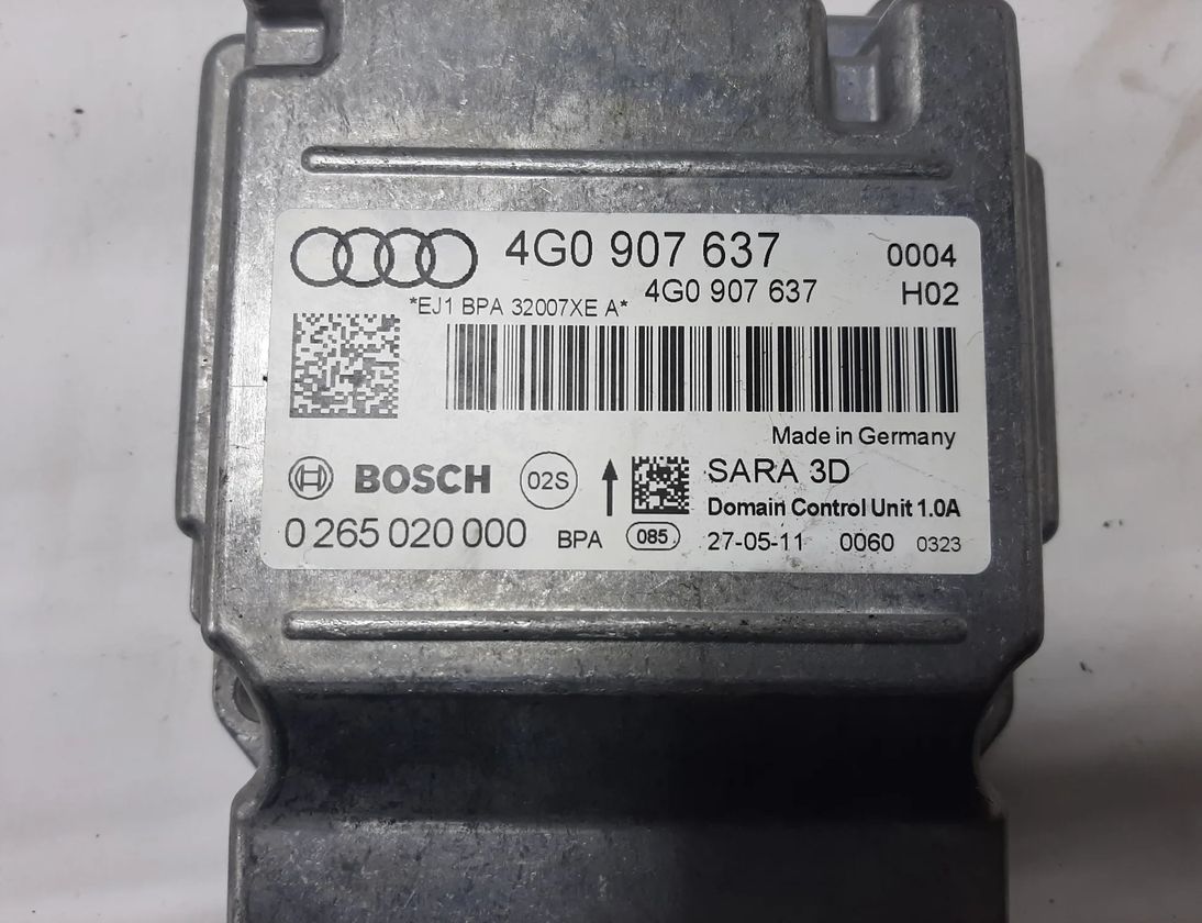 AUDI A6 C7/4G (2010-2020) Bezpečnostná kontrolná jednotka 4G0907637 27566217