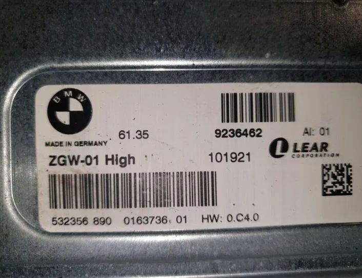 BMW 5 Series F10/F11 (2009-2017) Блок управления Комфорт 9236462 25721355