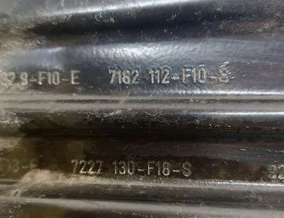 BMW 5 Series F10/F11 (2009-2017) Regulátor okna ľavých predných dverí 7227130,7182112 25724502