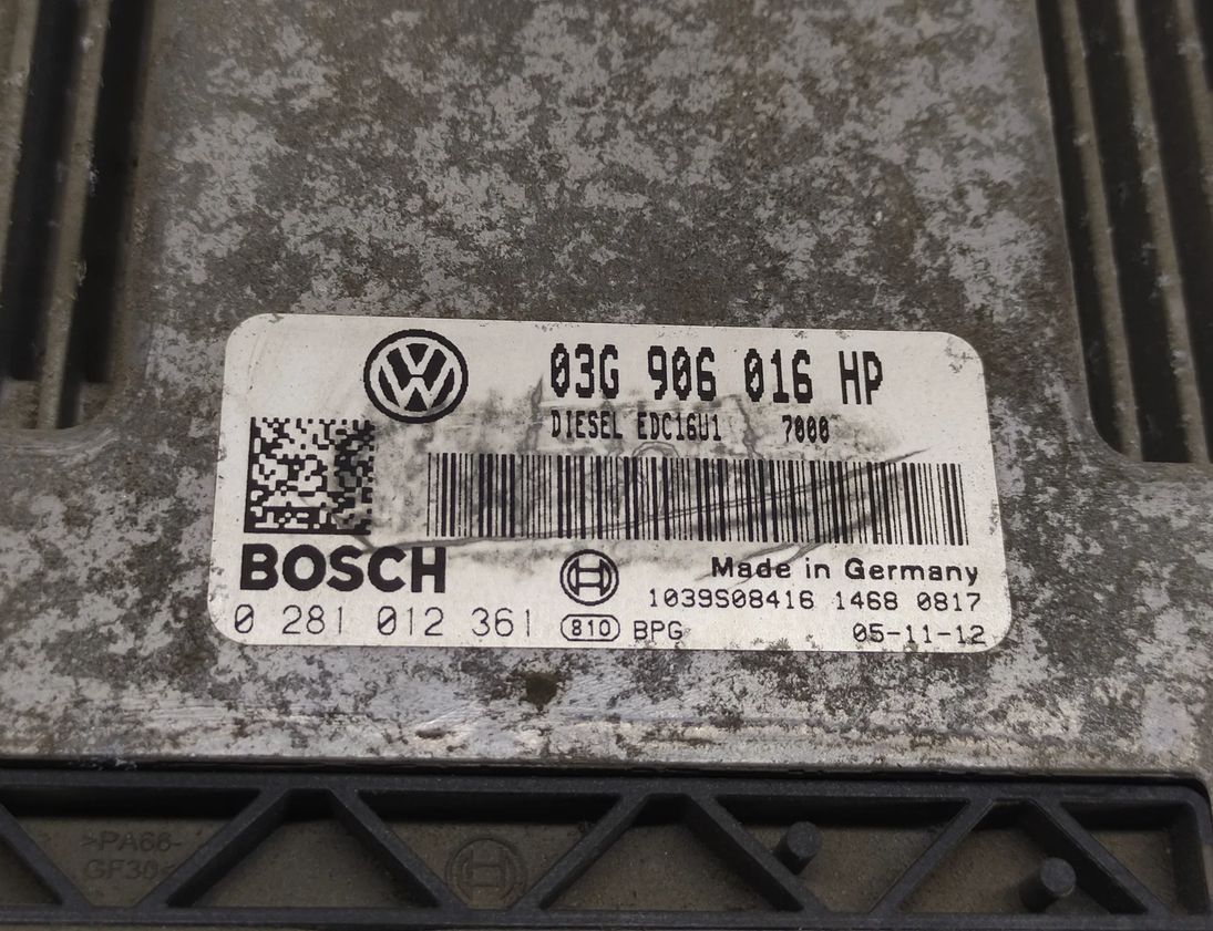 VOLKSWAGEN Touran 1 generation (2003-2015) Engine Control Unit ECU 03G906016HP,1K0953503CP,1KO905865 25033792