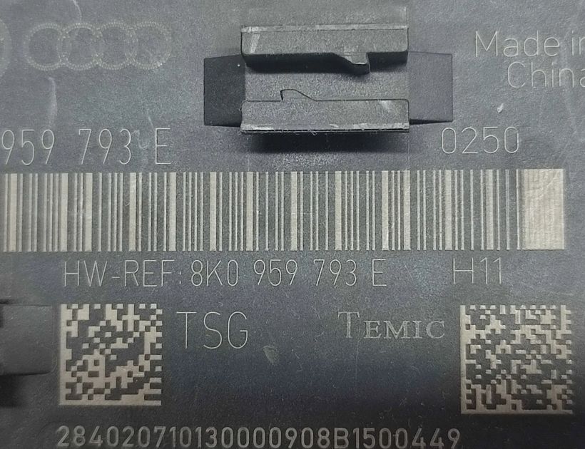 AUDI A4 B8/8K (2011-2016) Блок управления дверей задние правые 8K0959793E 27977005