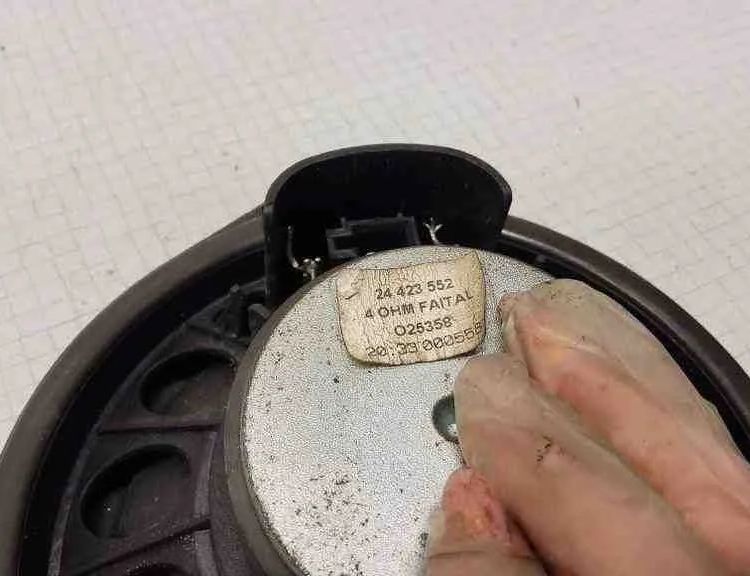 OPEL Zafira B (2005-2010) Front Left Door Loudspeaker 33000558,24423552,O25358 32565608