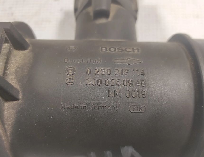 MERCEDES-BENZ Vito W639 (2003-2015) Senzor hmotnostného prietoku vzduchu MAF 0280217114 13924594