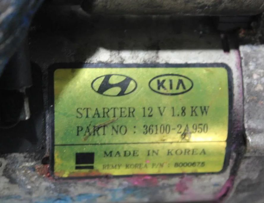 KIA Optima 4 generation (2015-2020) Starter Motor 32881389